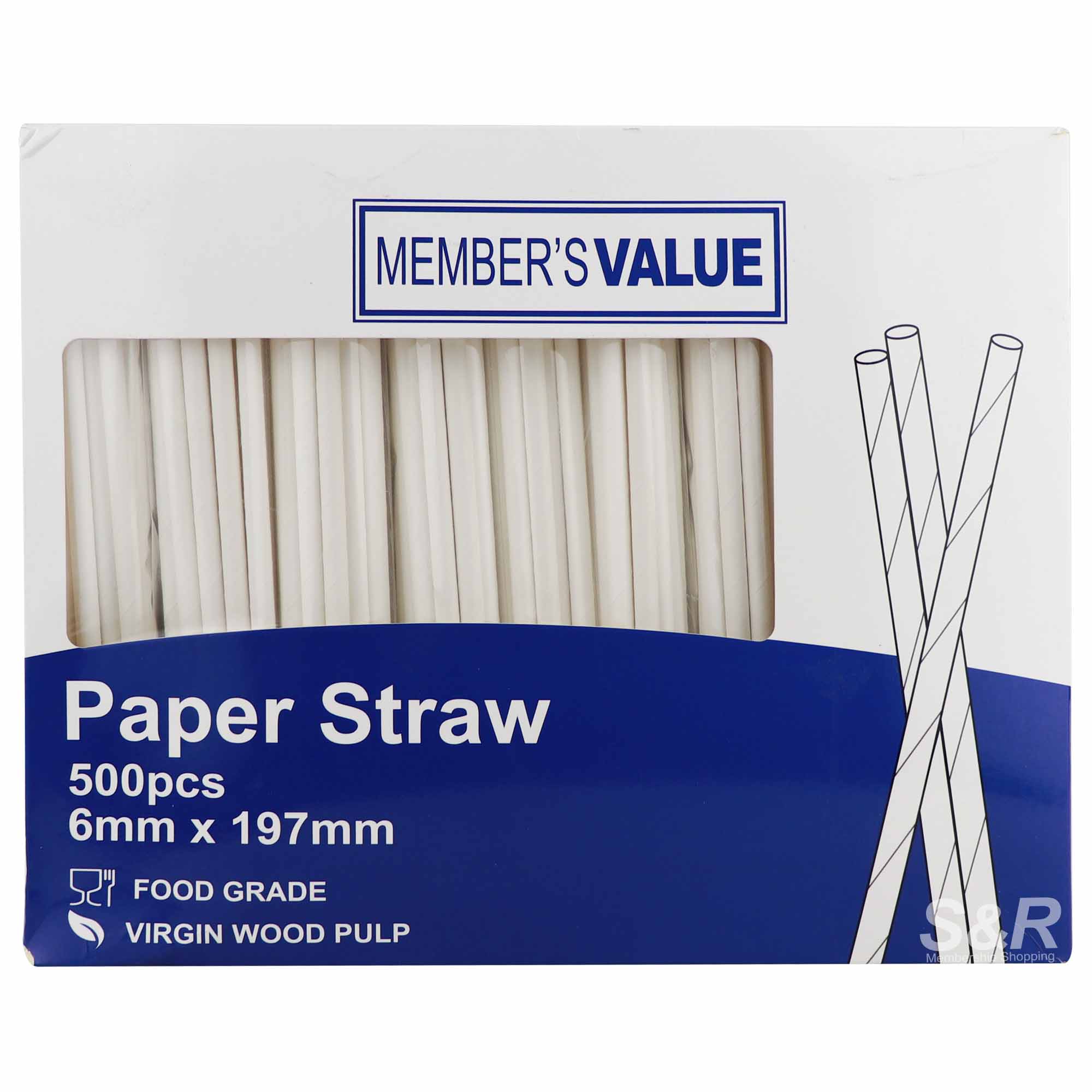 Member's Value Paper Straw 500pcs
